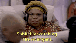 Airplane Movie I'm Watching The Avengers GIF
