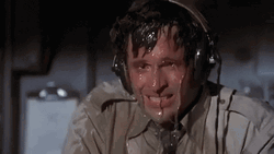Airplane Movie Nervous Ted Striker GIF