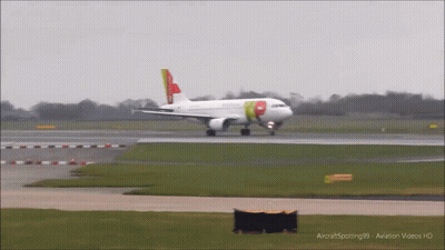 Airplane On Runway Aircraftspotting99 GIF