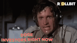 Airplane Sweating Ted Strike Doge Investor Meme GIF