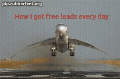 Airplane Taking Off From Airport Runway GIF
