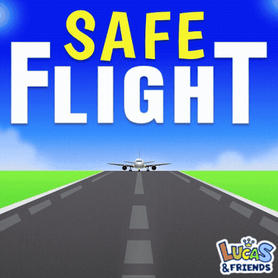 Airplane Taking Off Safe Flight GIF