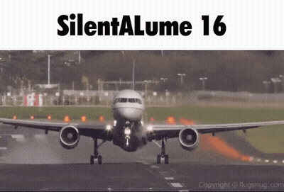 Airplane Taking Off With Silentalume 16 GIF