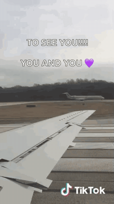 Airplane With To See You You GIF