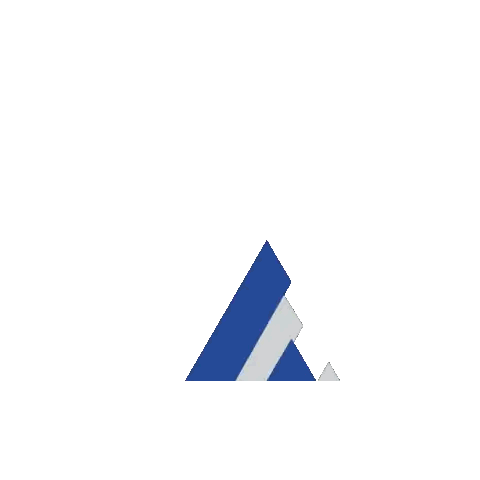 Aiwa Group Logo Blue Triangle Gray Circle Sticker