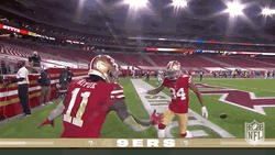 Aiyuk Brandon Hand Shaking With Team GIF