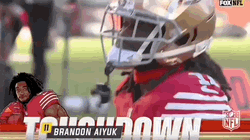 Aiyuk Brandon Jumping Happily GIF