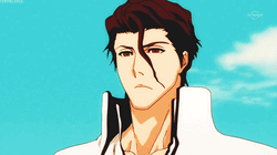 Aizen Blank Stare GIF