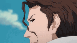Aizen Looking Back GIF