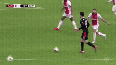 Ajax Vs PSV Soccer Game Score 1-0 GIF