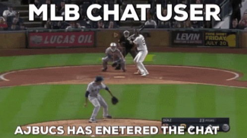 Ajbucs Entered MLB Chat Baseball Field GIF