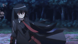 Akame Dodging A Bullet GIF