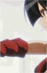 Akame Ready To Fight GIF