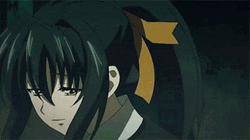 Akeno Himejima Oh My Hands On Cheeks GIF