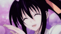 Akeno Himejima Wearing Apron Chef Cook Outfit GIF