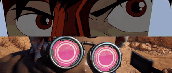 Akira Slide From Separate Animated Shows GIF