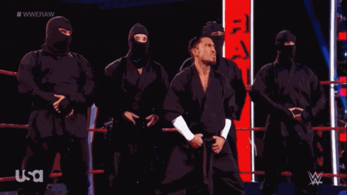 Akira Tozawa Is Standing In A Wrestling Ring GIF