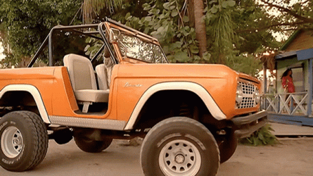 Akon Arrived Riding Jeep GIF