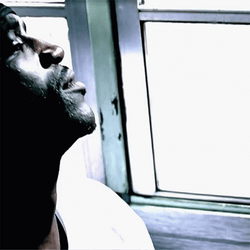 Akon Looking Out The Window GIF