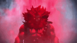 Akuma In Pink Smoke GIF