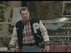 Al Bundy Acting Like A Footballer GIF