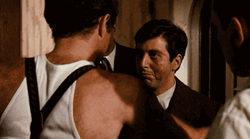 Al Pacino Hugging Sonny Corleone GIF