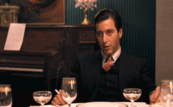 Al Pacino Moving Hand On Table GIF