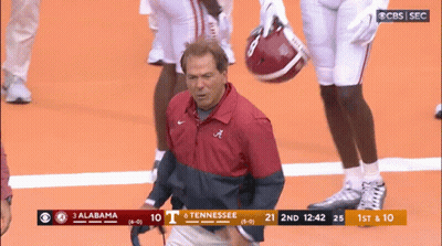 Alabama Vs Tennessee Football On CBS GIF