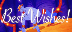 Aladdin Genie Best Wishes Greeting  GIF
