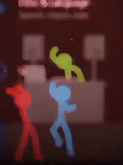 Alan Becker All Colors Party GIF