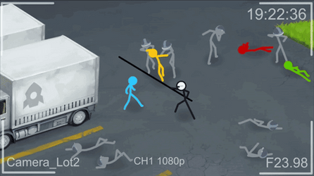 Alan Becker Black Versus Other Colors GIF