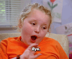 Alana Thompson Waving Goodbye GIF