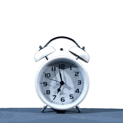 Alarm Clock Saying Good Morning Sticker