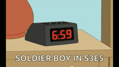 Alarm Clock Showing 6:59 GIF