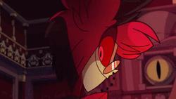 Alastor Chilling Smile GIF