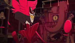 Alastor Creepy Laugh GIF