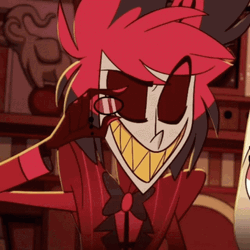 Alastor Demonic Flames GIF