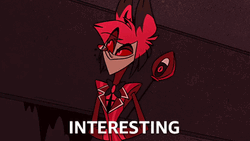 Alastor Hazbin Hotel Interesting GIF