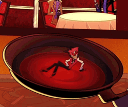 Alastor Hazbin Hotel Pan Flip GIF