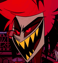 Alastor Hazbin Hotel Teeth Scary GIF