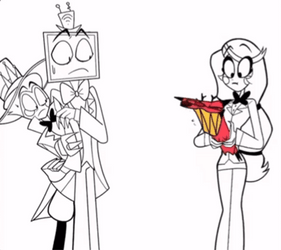 Alastor Hazbin Hotel Wild Cat GIF