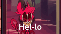 Alastor Saying Hello GIF
