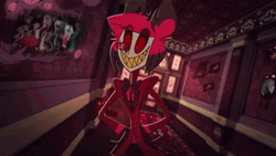 Alastor Scary Laugh GIF