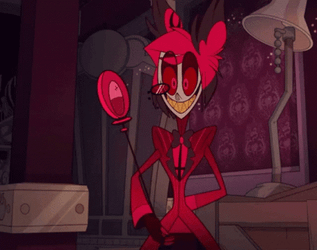 Alastor Showcasing Wand Skills GIF