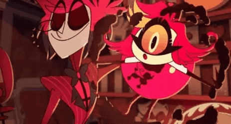 Alastor Smiling Devilishly GIF