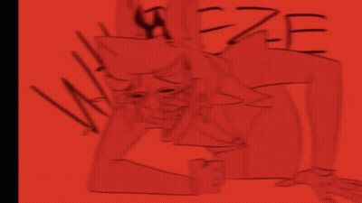 Alastor Wheeze GIF