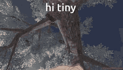Albedo Looking At His Tiny Enemy GIF
