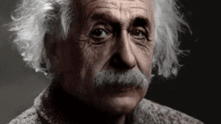 Albert Einstein Colored Image GIF