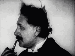 Albert Einstein Smiles GIF