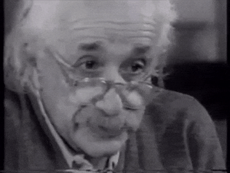 Albert Einstein Stare GIF